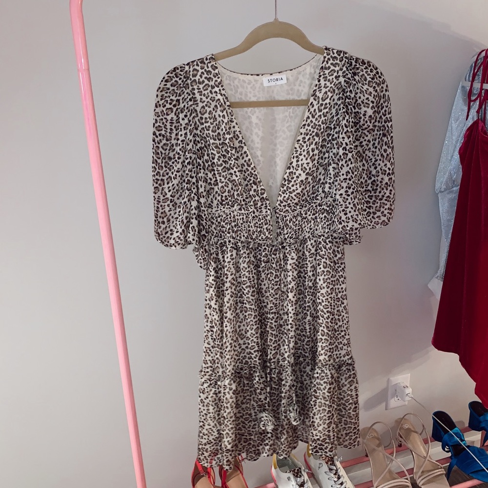 Cheetah Print Dress